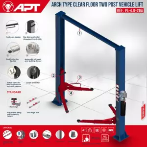 Pont elevateur 4 ton apt puli 2 colonnes