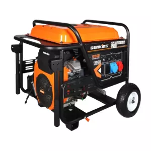 GROUPE ÉLECTROGÈNE 2CYLINDRES ESSENCE 380V 11KW GENKINS