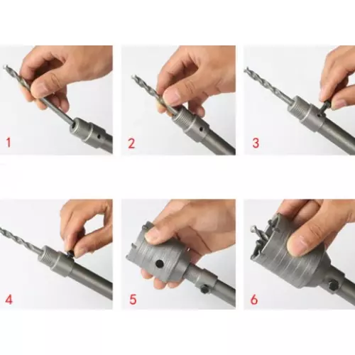 COURONNE DE PERÇAGE POUR MURS 60 MM APT