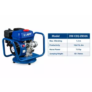 Vibreur thermique de beton 7hp Apt 