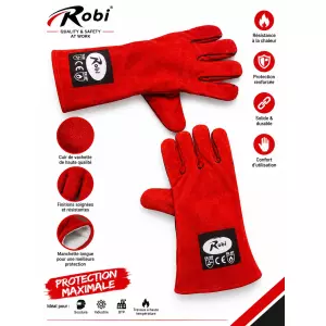 Paire de gant anti chaleur robi